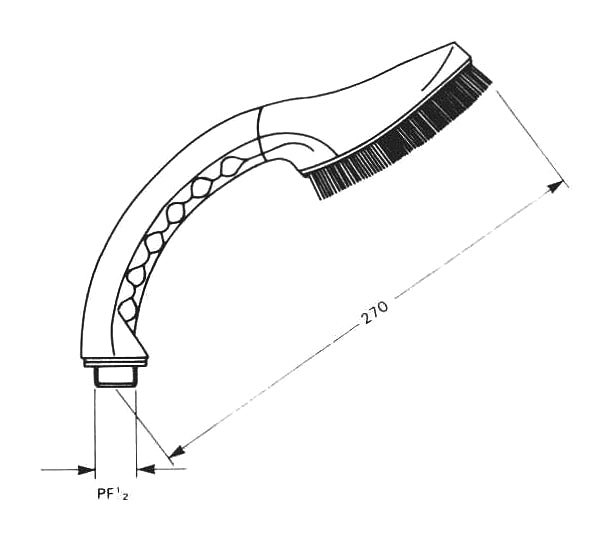Grohe 28083 Brush Handshower