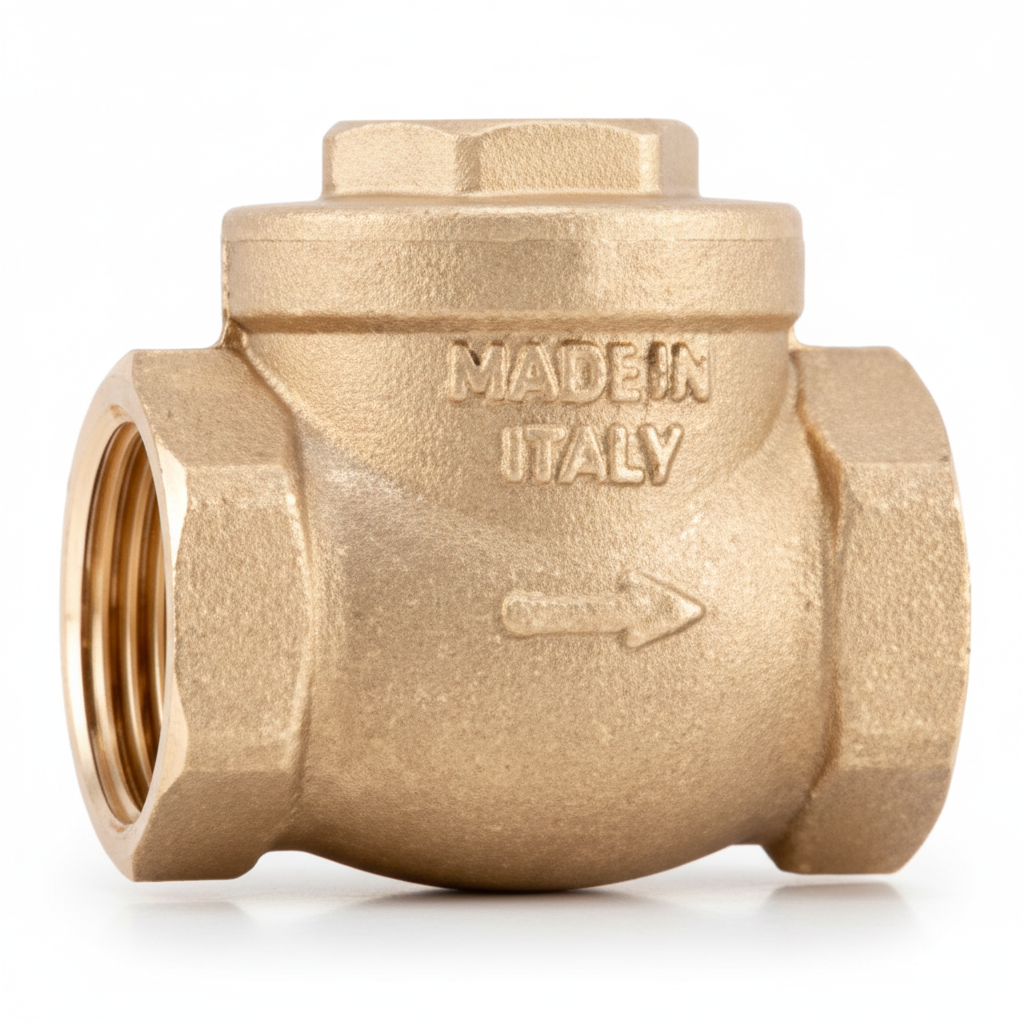 2 1/2" Brass Horizontal Swing/Flap Check valve