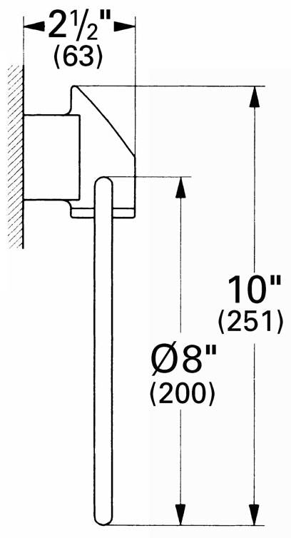 Grohe 40167 Taron Towel Ring CP