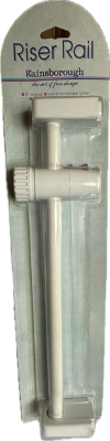 Gainsborough White Shower Riser Rail
