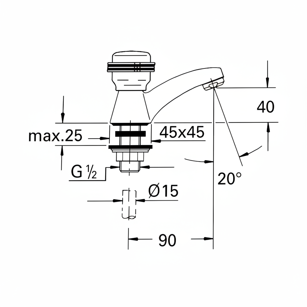 Grohe 18934LR - dims