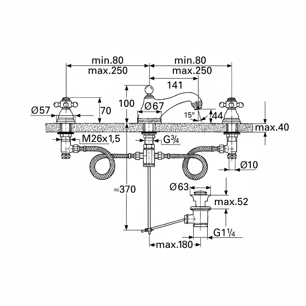 Grohe 20651IG - dims