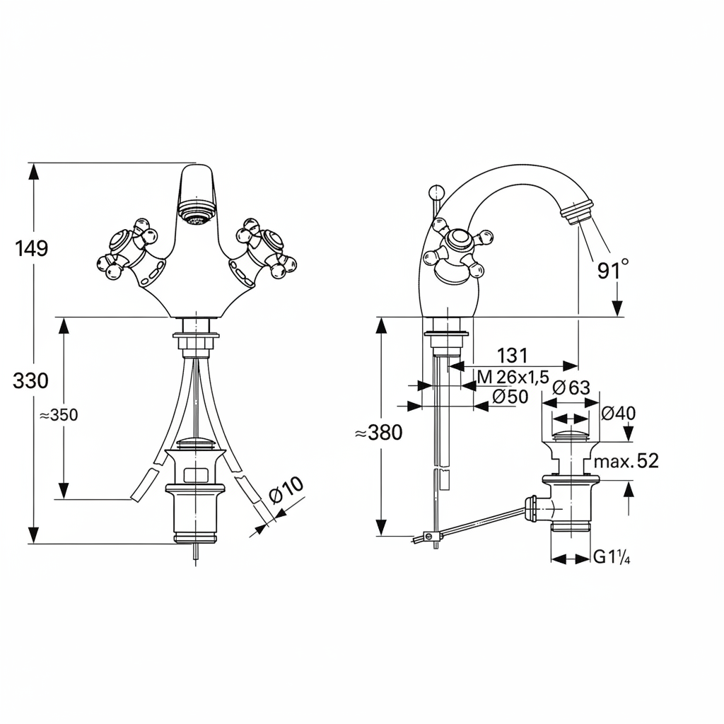 Grohe 21650IG - dims