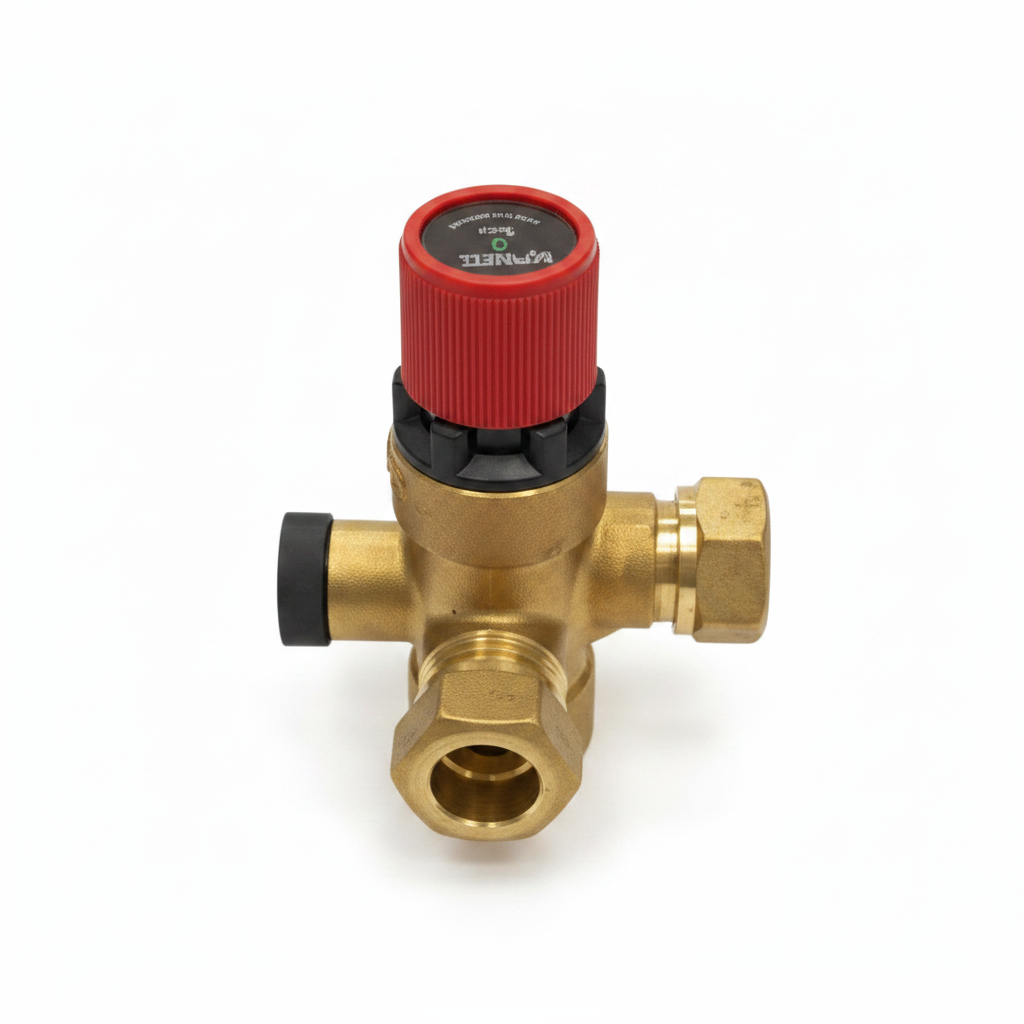 RWC pressure relief valve core unit for sealed system control kits - top view