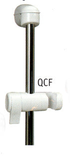 MX Inspirations Harmony chrome and white riser rail