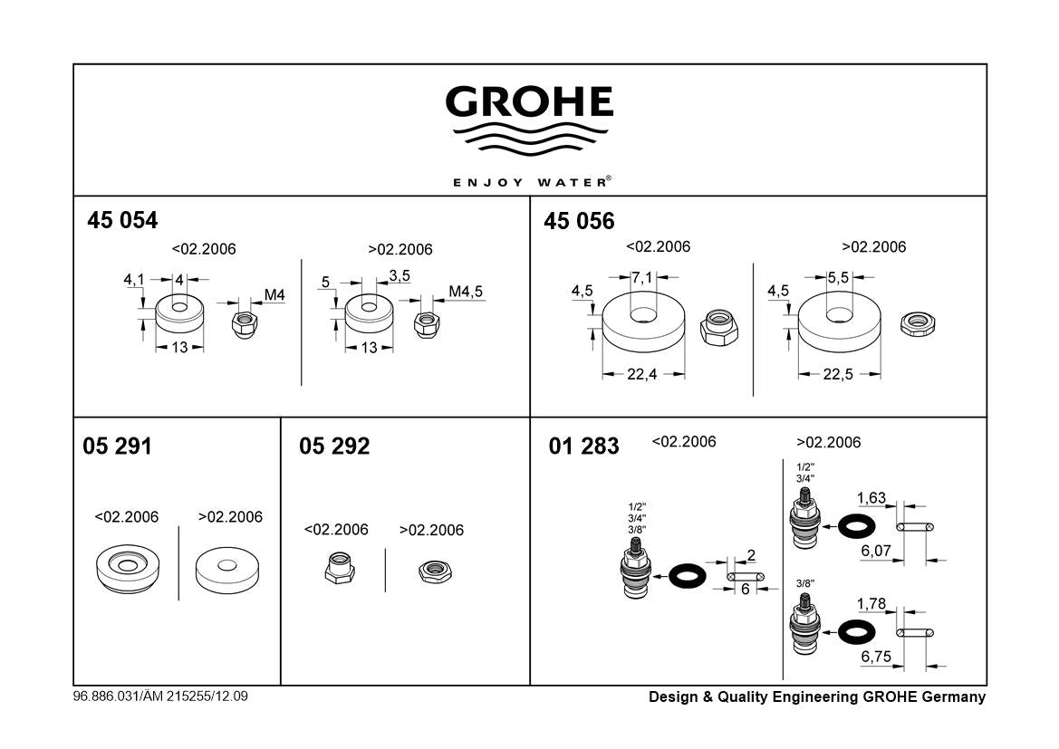 Grohe 0529100M SEALING WASHER