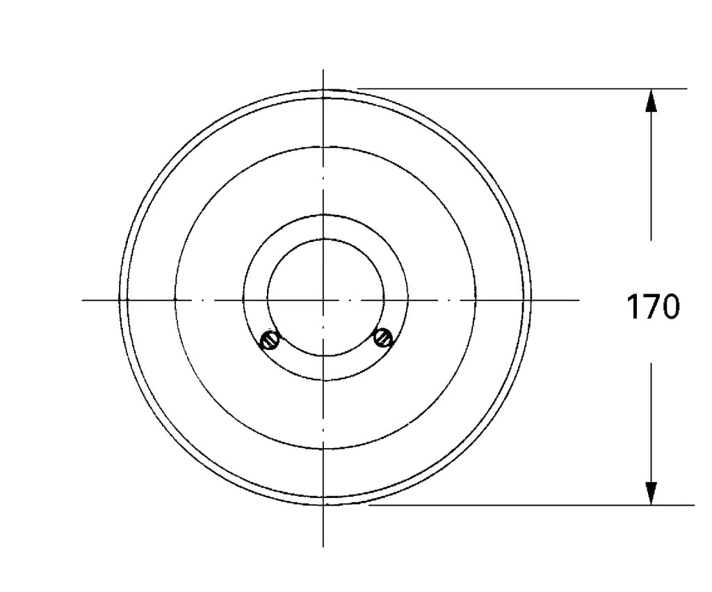 Grohe 07640 Wallplate Kit for Euromix