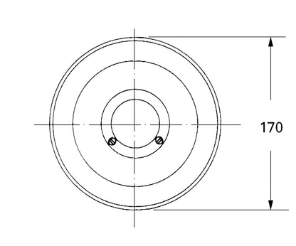 Grohe 07640 Wallplate Kit for Euromix