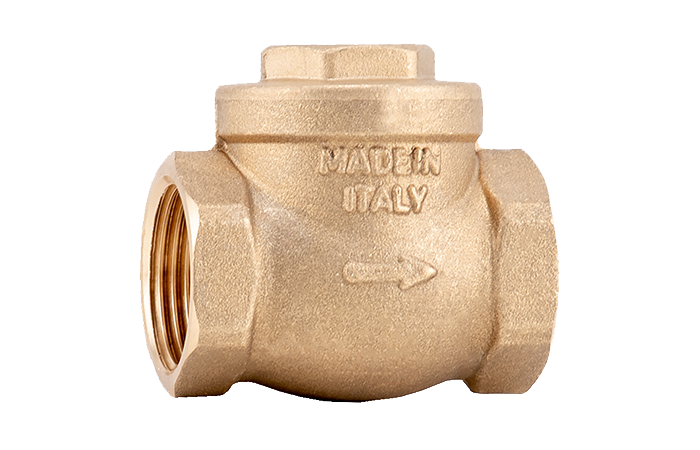 2 1/2" Brass Horizontal Swing/Flap Check valve