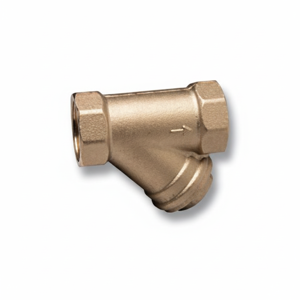 1 1/2" Brass water Y Strainer wras approved
