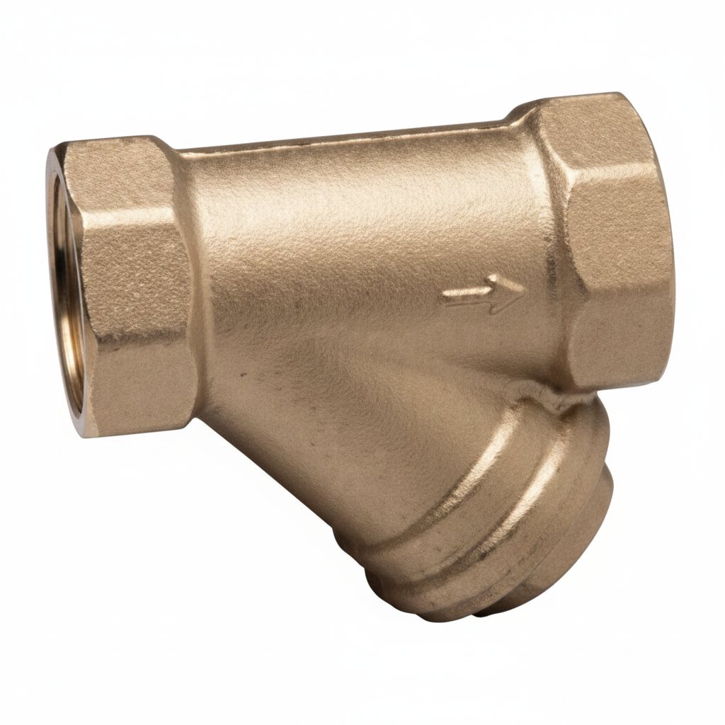 1 1/4" Brass water Y Strainer WRAS approved