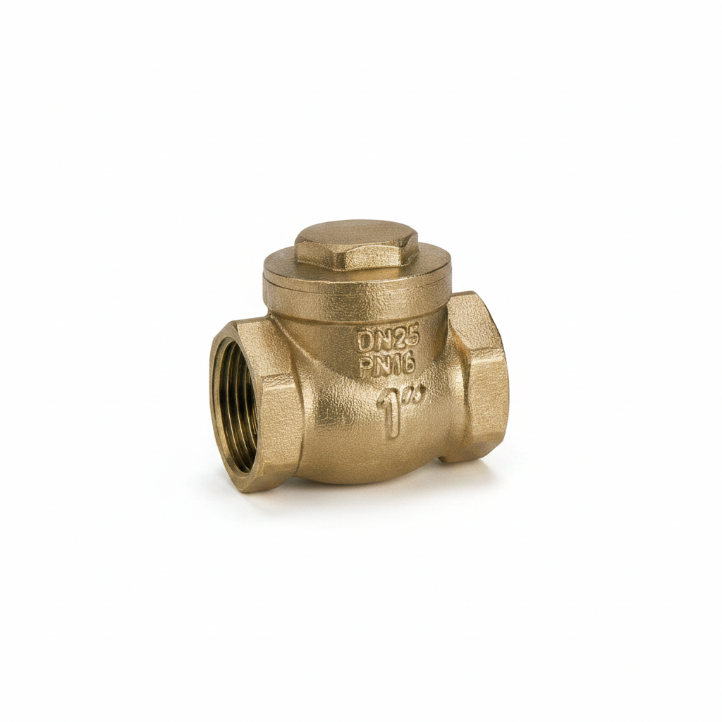 1/2" Brass Horizontal Swing/Flap Check valve