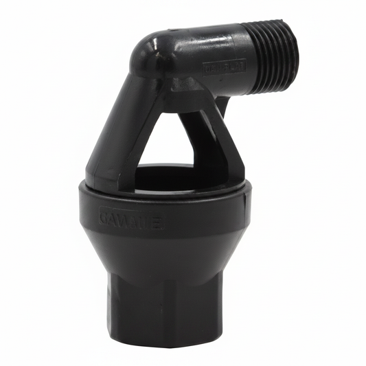 1/2" M x 3/4" F Angled Tundish