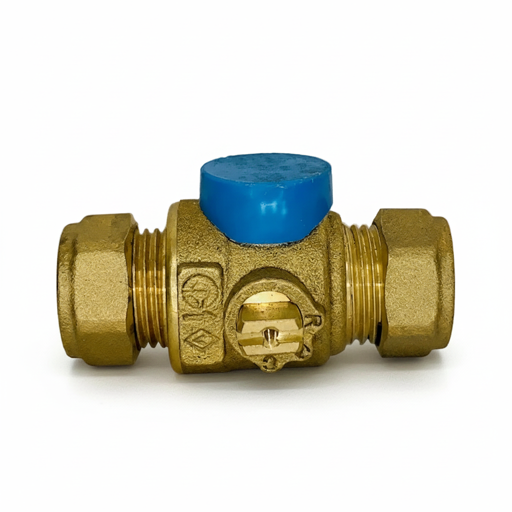 15mm Combined Isolating Valve & Flow Regulator - 1