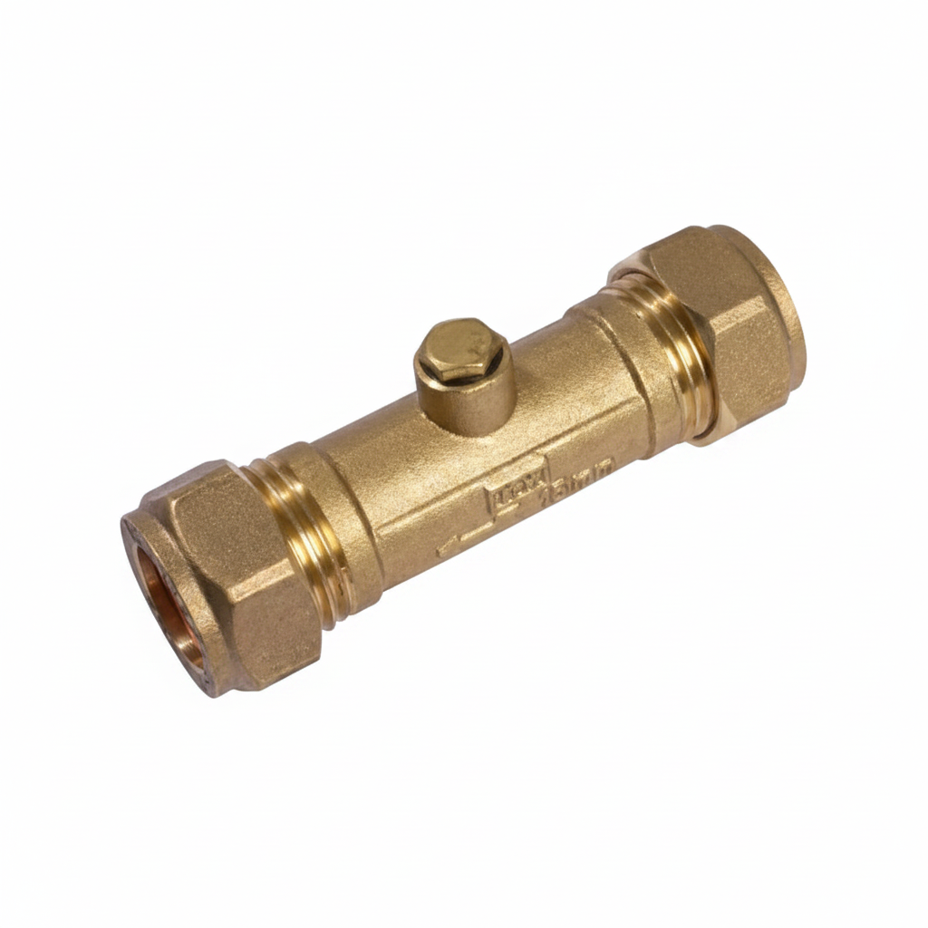 15mm DZR Brass Double Check Valve
