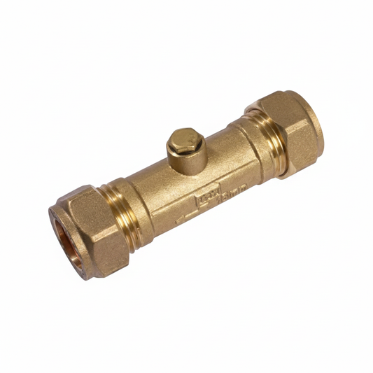 15mm DZR Brass Double Check Valve
