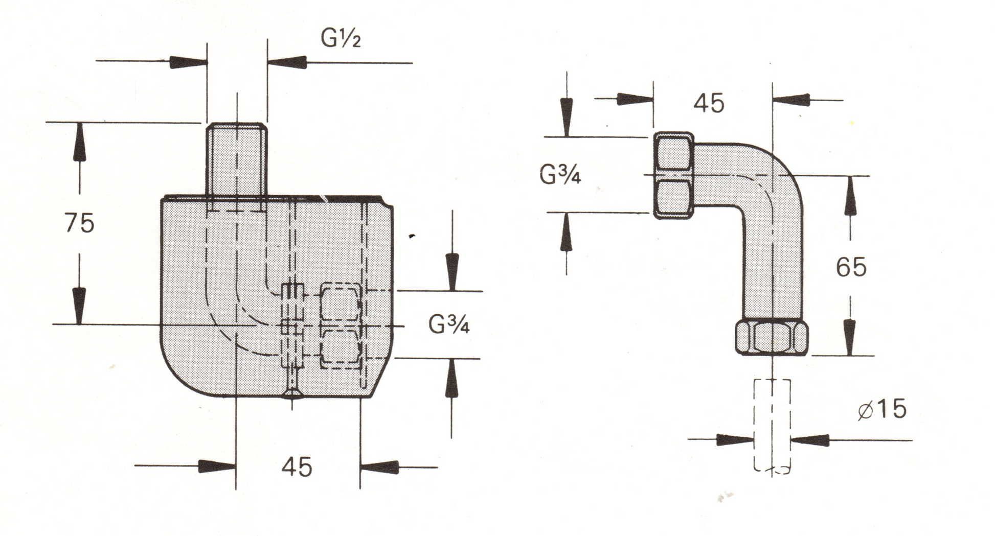 Grohe 18861 Wall Unions and covers
