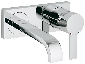 Grohe 19309 Allure 2 hole Wall Mounted Basin mixer s-size