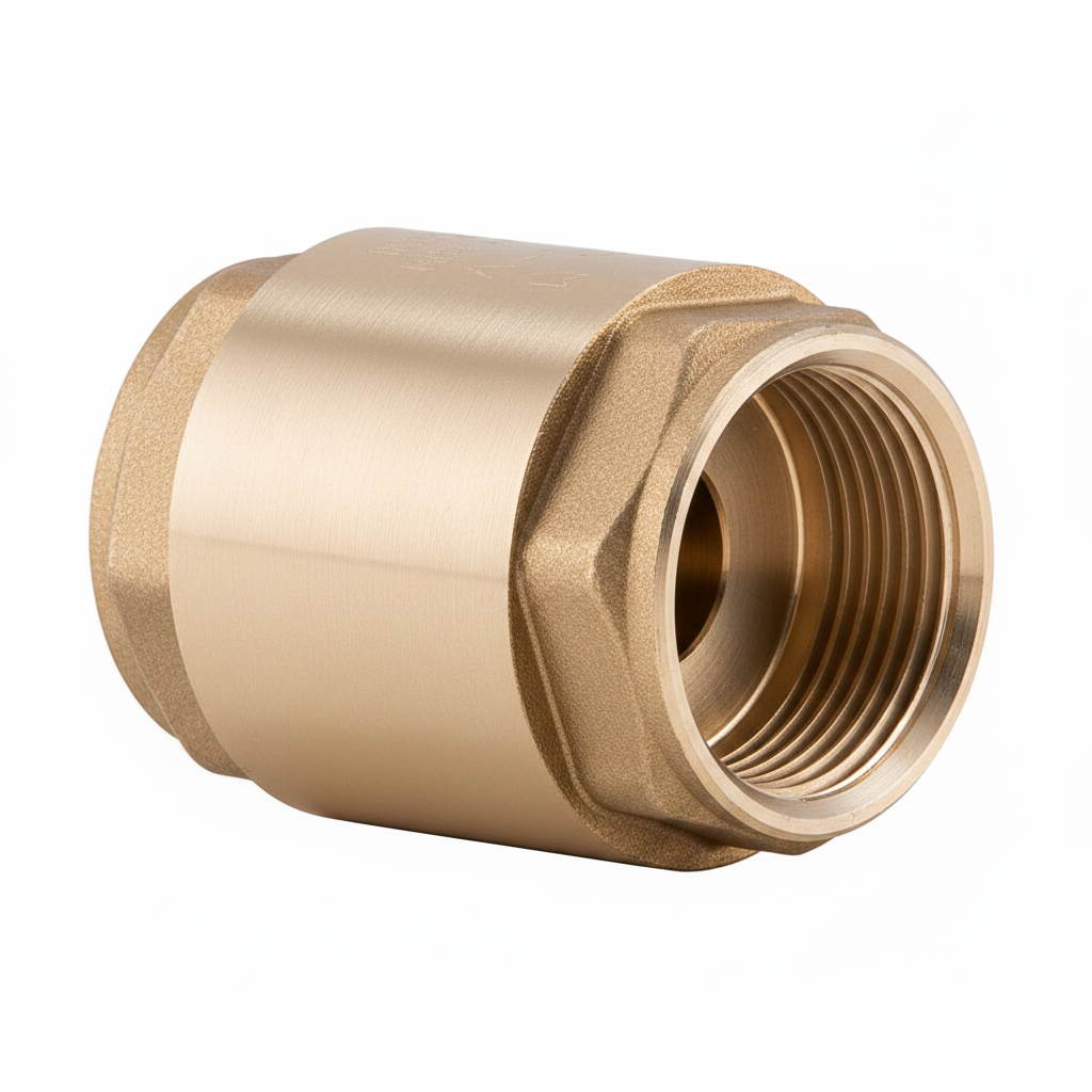 1" f x f brass single check valve
