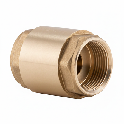 1" f x f brass single check valve