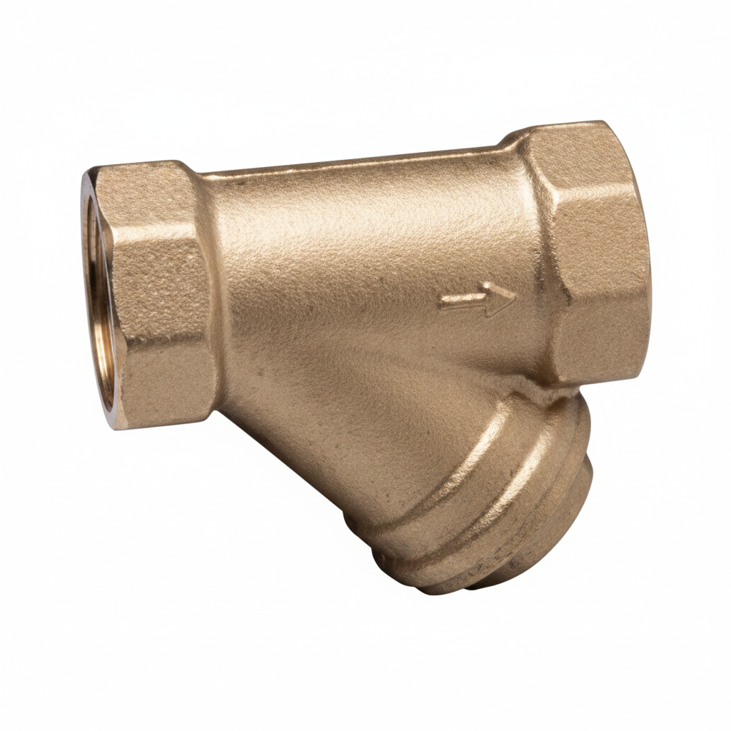 2 1/2" Brass f x f water Y Strainer