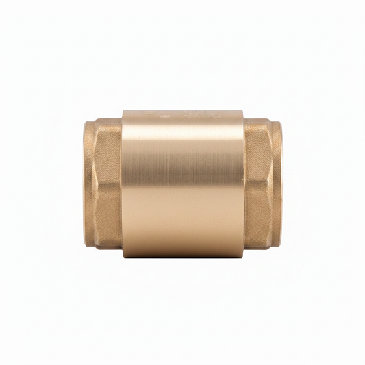 2 1/2" Brass Single Check Valve - side profile