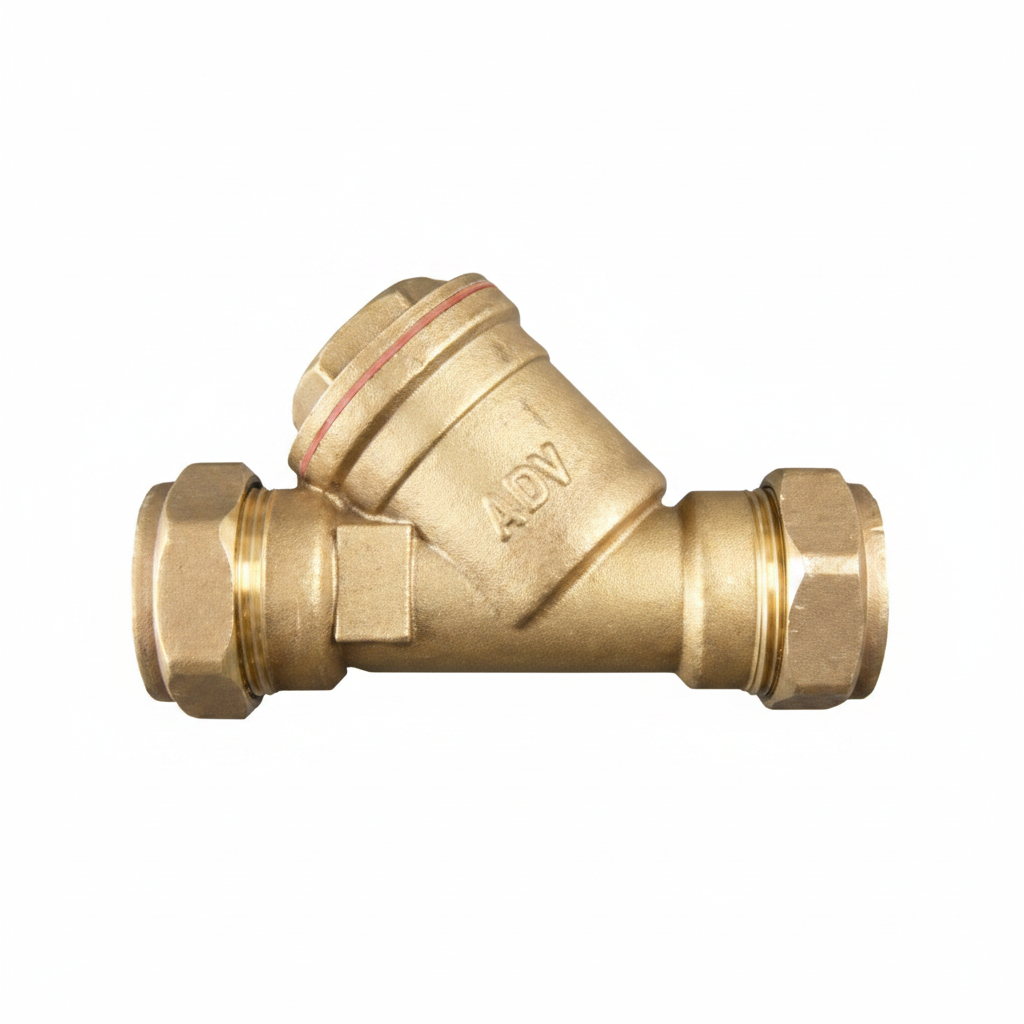 22mm Strainer Inline valve WRAS approved