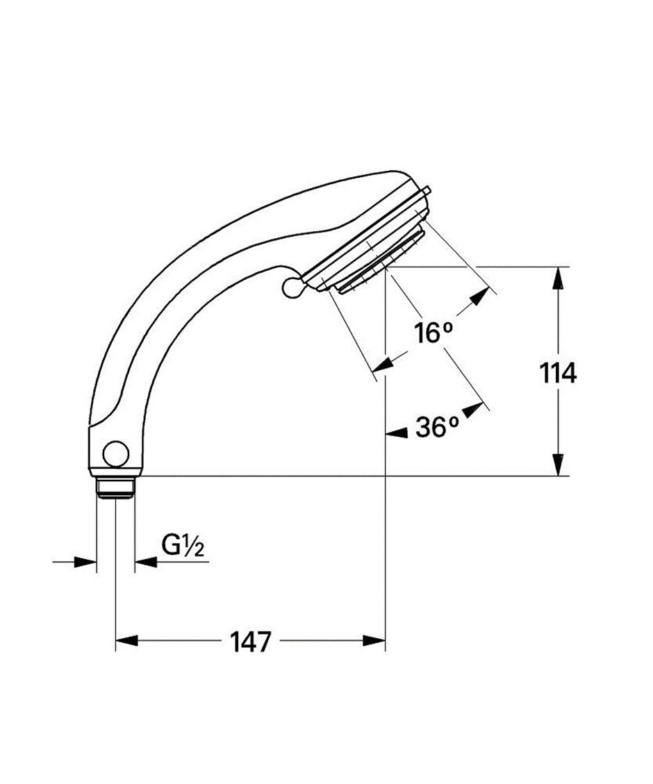 Grohe 28174Z00 Relexa Plus Champagne Handset