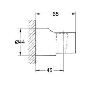 Grohe 28622 Relexa Plus Fixed Wall Hand shower Holder