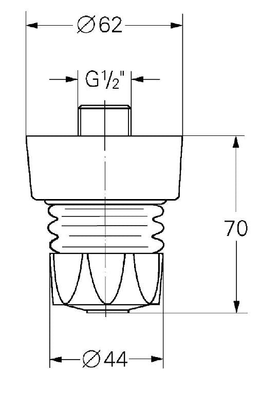 Grohe 28431L Relexa Exquisit side showers 1/2"