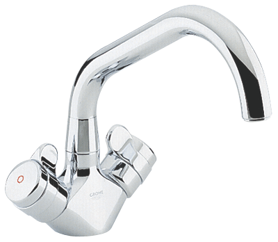 Grohe 31289 Petita Sink Mixer, biflo 1/2"
