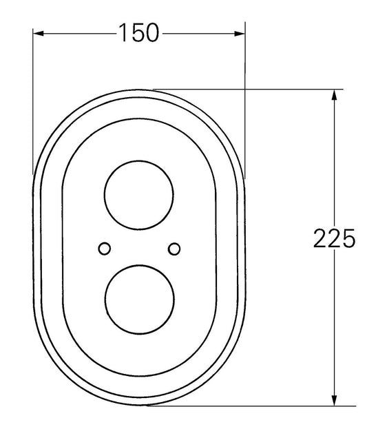 Grohe 47188Z Wallplate For Auto 2000 Sundance Gold