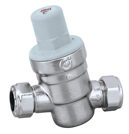 Caleffi 533641 15mm 3 bar Inclined Pressure reducing valve without gauge/port