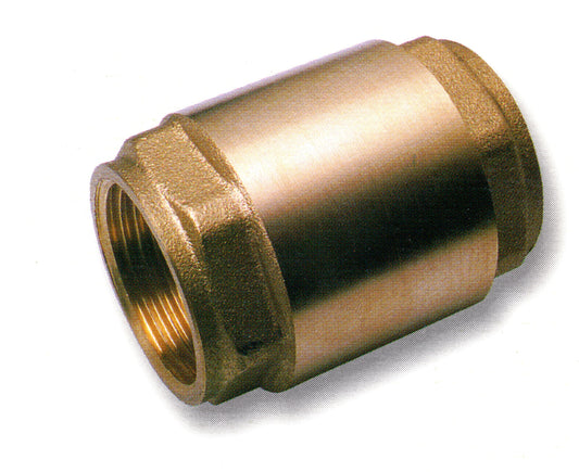 1/2" f x f Brass Single check valve 110 °C