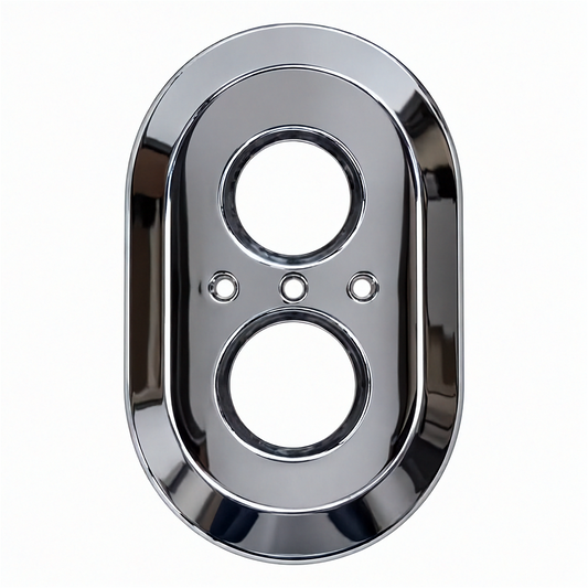 Grohe 47188 Wallplate For Auto 2000 Chrome Plated
