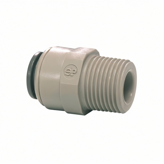 Zip NCPI011211S John Guest Straight Adaptor - Nptf thread