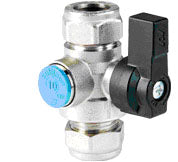 Caleffi 3771504 15mm Flow Regulator Ball Valve 4 Ltr/min.