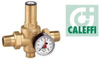 Caleffi 536041 1/2" Pressure reducing valve c/w 0 - 10 bar gauge