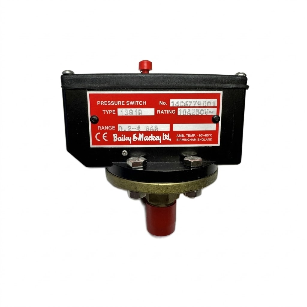 Bailey & Mackey 1381R 1/2" BSP Male Pressure Switch