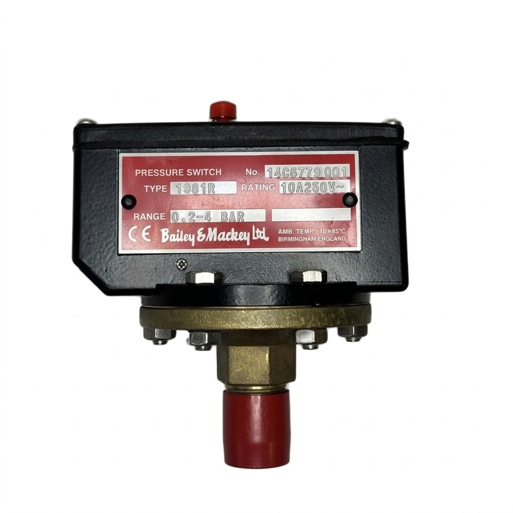 Bailey & Mackey 1381R 1/2" BSP Male Pressure Switch