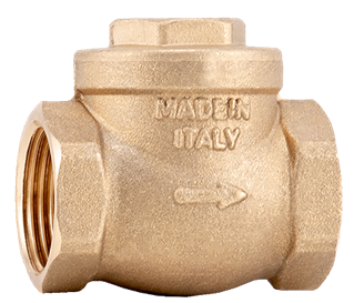 1 1/2" Brass Swing/Flap Check valve