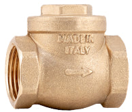 1/2" Brass Swing/Flap Check valve