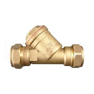 15mm Brass Strainer Inline filter valve