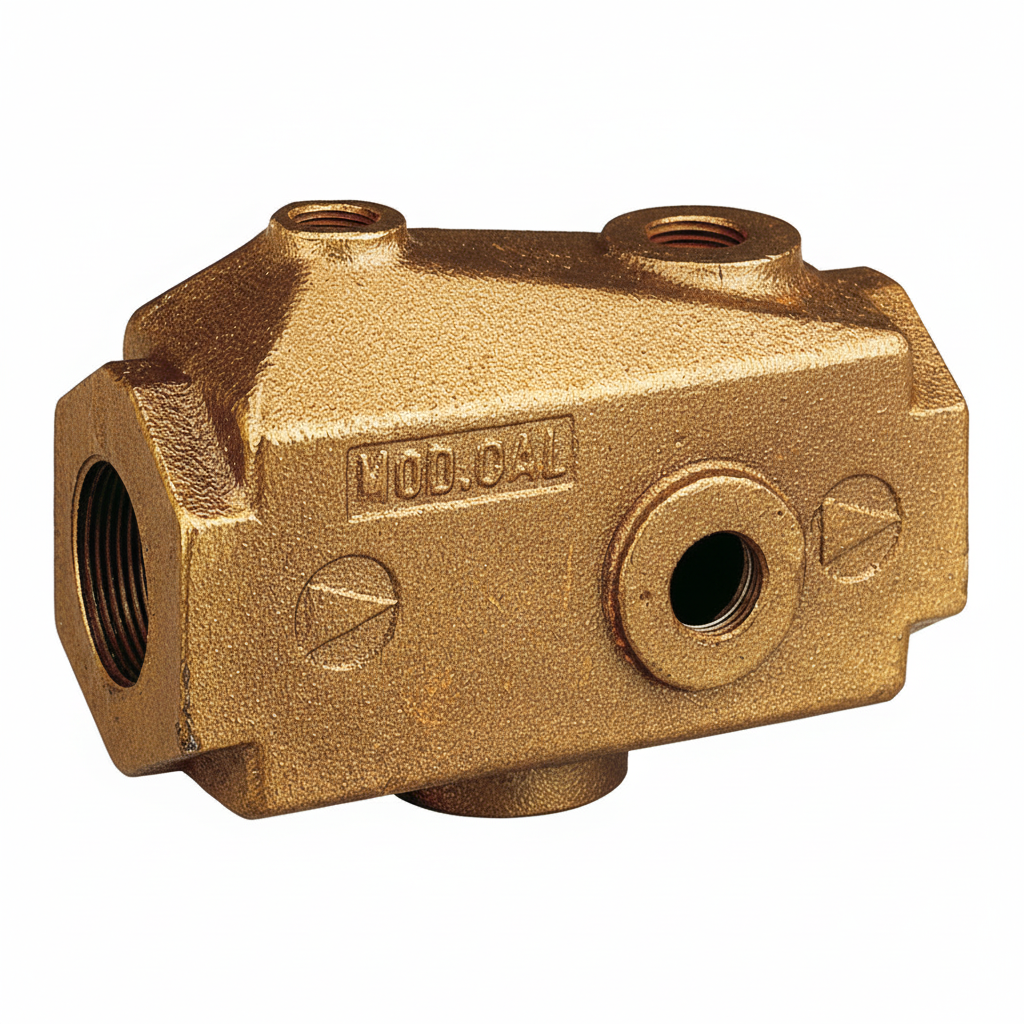 Caleffi 1" Air Separator Cast Iron - Mirrored