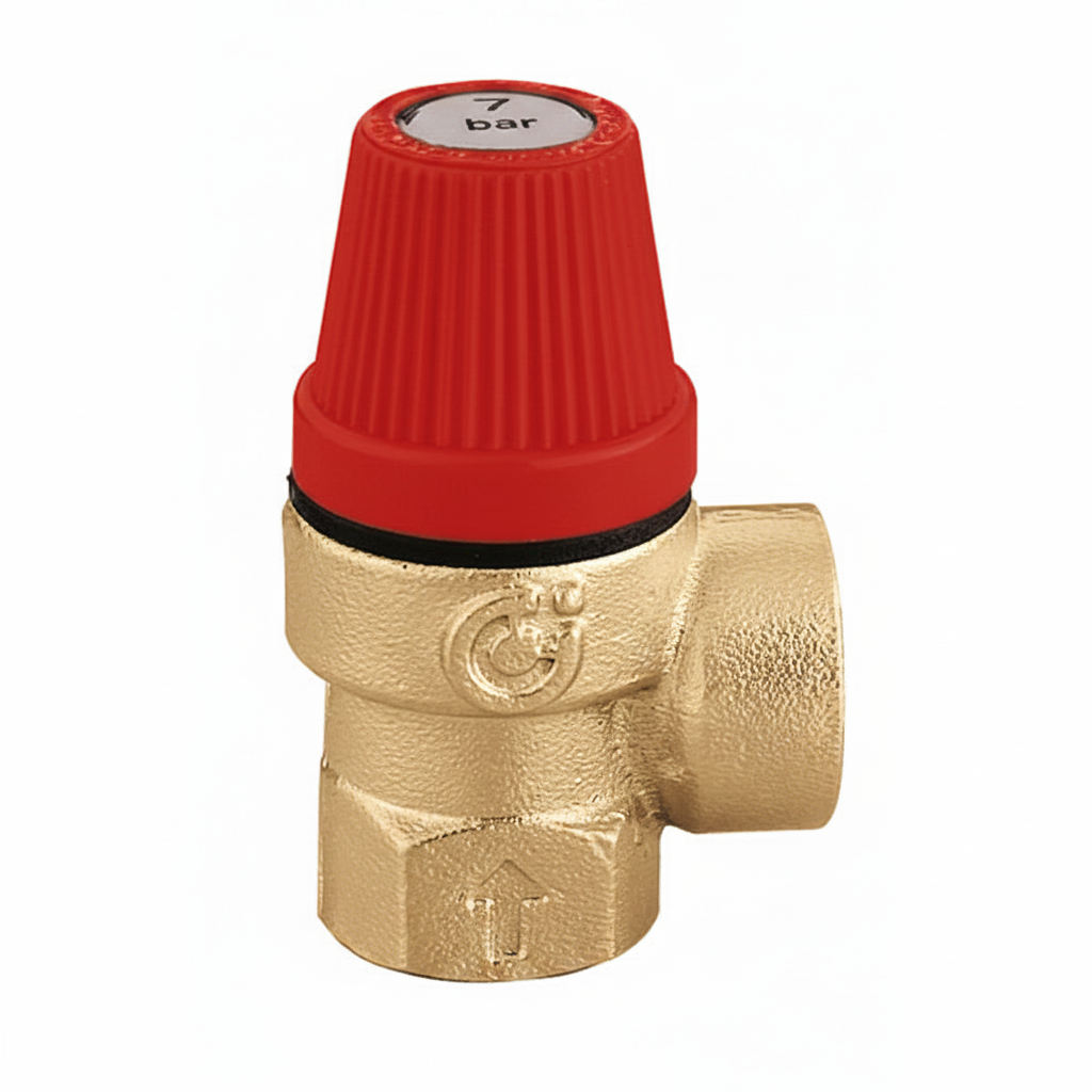 Caleffi 311470 1/2" Female Safety Relief Valve 7 bar - retry