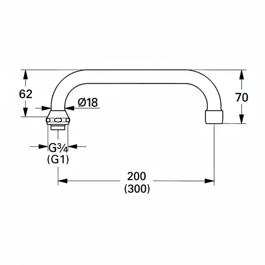 Grohe 13029 dimensions - replacement