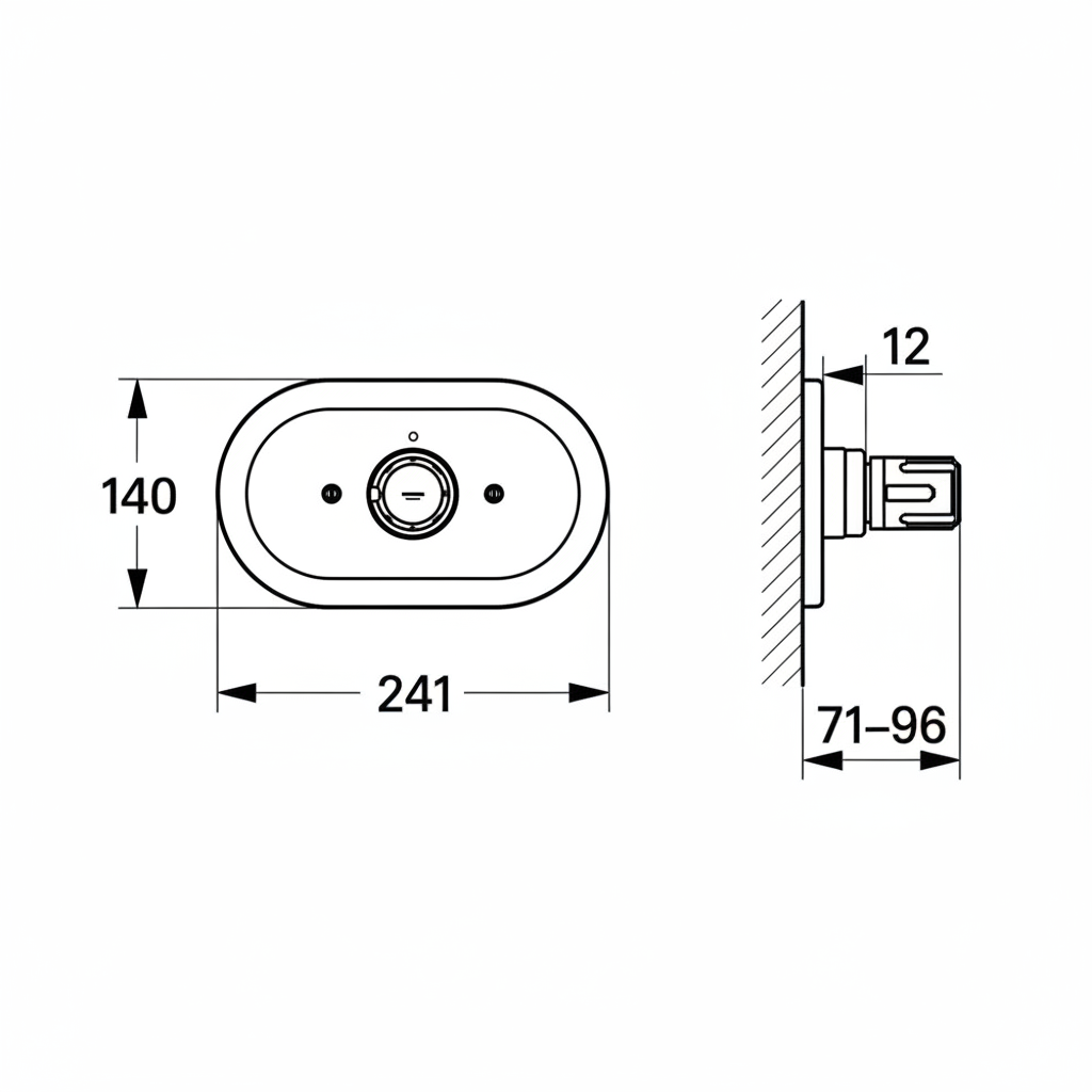 Grohe 19621 dimensions - faithful reproduction
