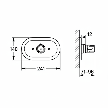 Grohe 19621 dimensions - faithful reproduction