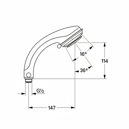 Grohe 28174Z - dimensions replacement