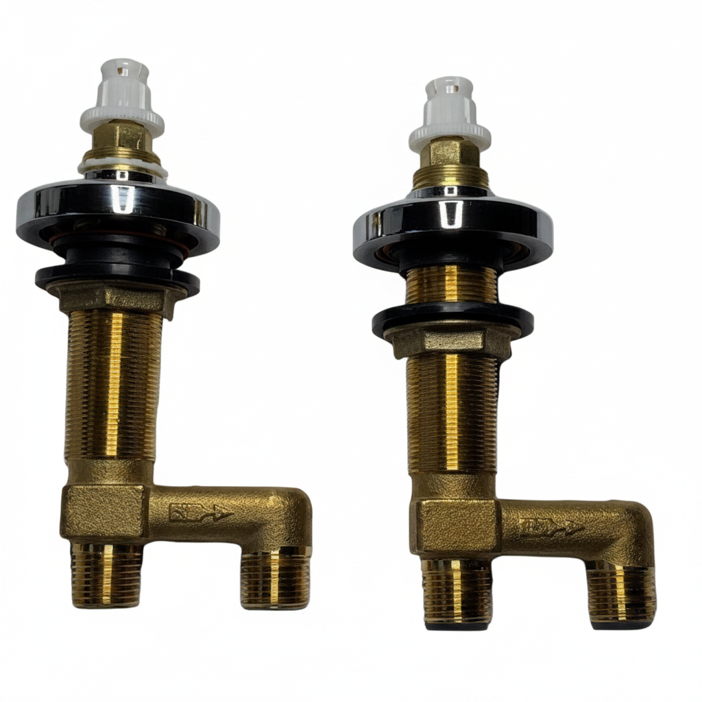 Grohe 29600 Pair of Deck Rim Mounted Stopcock Valves